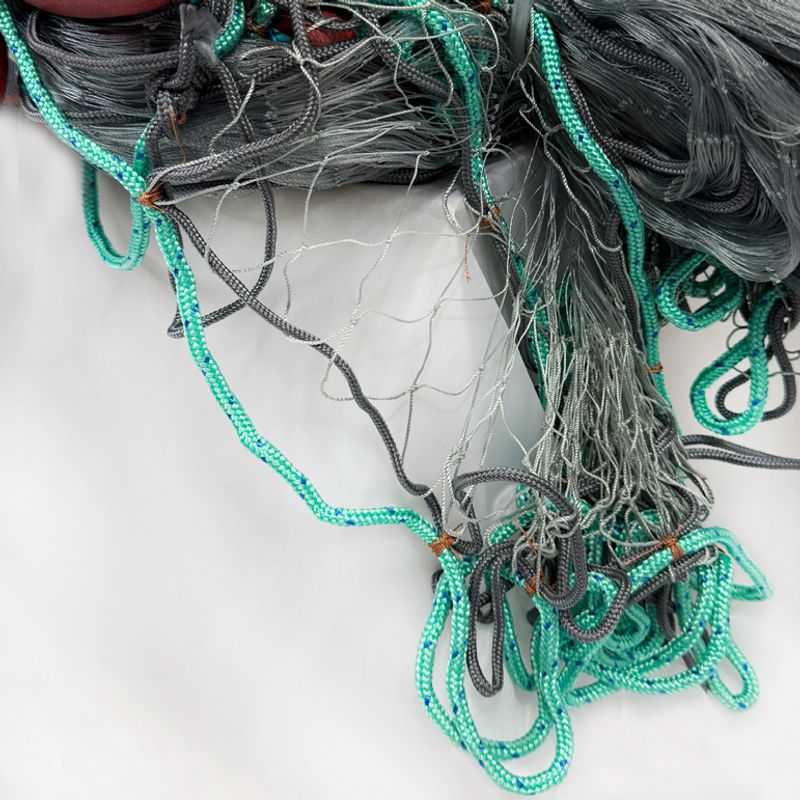 Mackerel gillnet 1.5x4 27m / 100 32mm grey rigged, floating