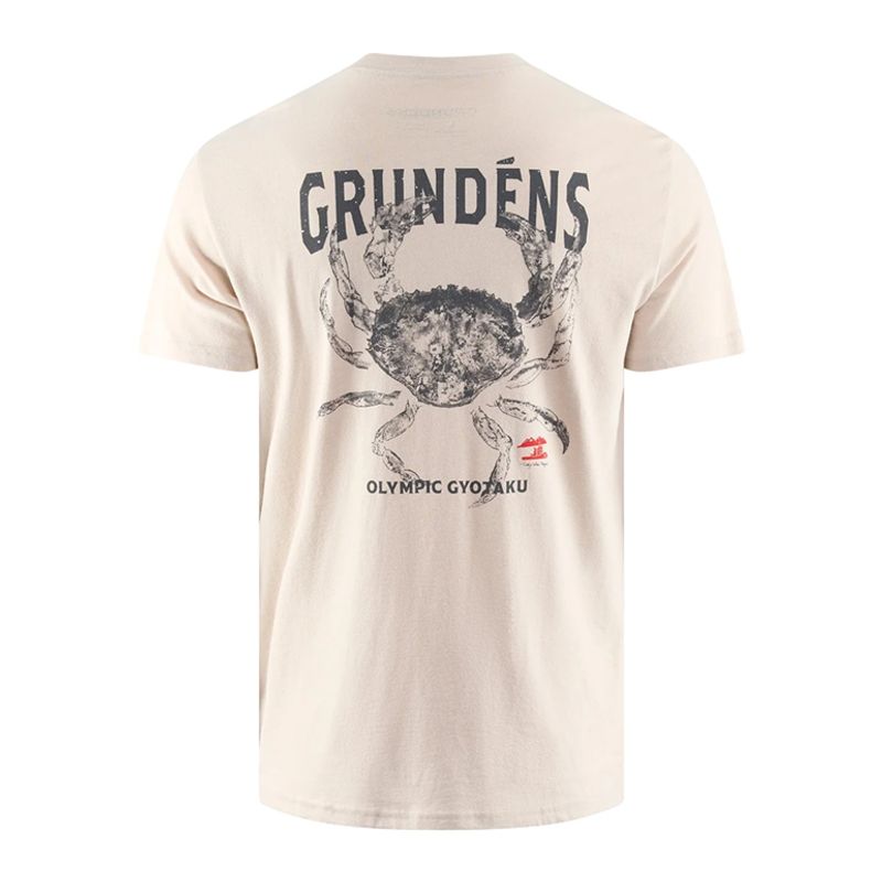 Grundens Gyotaku SS T-shirt Bone Heather Dungie